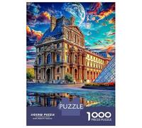Museo del Louvre Puzzle 1000 Piezas para La Familia-Rompecabezas Difícil, Apto para Adultos Y Adolescentes A Partir De 14 Años 38x26cm/1000pcs