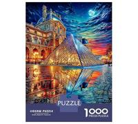 Museo del Louvre Puzzle 1000 Piezas para La Familia-Rompecabezas Difícil, Apto para Adultos Y Adolescentes A Partir De 14 Años 52x38cm/1000pcs
