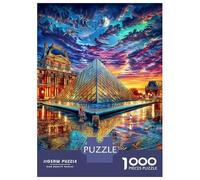 Museo del Louvre Puzzle 1000 Piezas para La Familia-Rompecabezas Difícil, Apto para Adultos Y Adolescentes A Partir De 14 Años 38x26cm/1000pcs