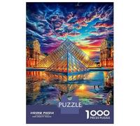 Museo del Louvre Rompecabezas 1000 Piezas Puzzle para Adultos Y Niños - Juego Didáctico,Divertida Actividad para Toda La Familia 38x26cm/1000pcs