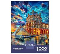 Museo del Louvre Rompecabezas 1000 Piezas Puzzles para Adolescentes Y Niños Jigsaw Puzzles Juguete De Desafío, 38x26cm/1000pcs