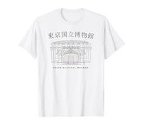Museo Nacional de Tokio, dibujo a mano, Japón Camiseta