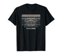 Museo Nacional de Tokio, dibujo a mano, Japón Camiseta