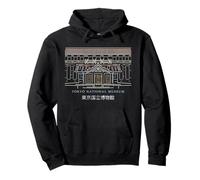 Museo Nacional de Tokio, dibujo a mano, Japón Sudadera con Capucha