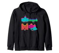 Museos Famosos Museos Louvre Galería Uffizi Orsay Sudadera con Capucha