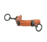 Muserola Fragua Forrada | Pilares Cortos | Color Avellana| Equipamiento para el caballo | Guarnicionería Los Nietos | Tradición artesana