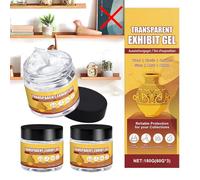 Museum Gel | Removable Clear Portable Museum Putty | Removable Reusable Museums Adhesive Wax Collection Artifacts Decorations Wax | For Metal Glass Action Figures Antiques Ceramic Art Crafts