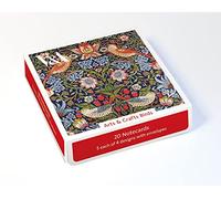 Museums & Galleries - 20 tarjetas de notas y sobres en caja (V&A - Artes y manualidades pájaros) ETE047