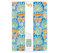 Museums & Galleries A5 Journal - Softcover Notebook - Lioness V&A Musuem Design by C.F.A Voysey - 148 x 210mm - Special Finish - Artistic Stationery