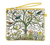 Museums & Galleries Bolsa de lona de algodón, Aves de muchos climas, Pouch, Bolsa