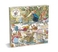 Museums & Galleries Brambly Hedge Picnic Time 8 - Cartera cuadrada para tarjetas de notas