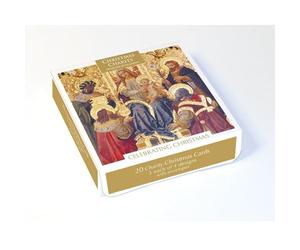Museums & Galleries Caja de 20 tarjetas navideñas de caridad (MG-XETC207) - Tarjetas artísticas tradicionales de celebración de Navidad - 20 tarjetas, 5 de cada uno de los 4 diseños