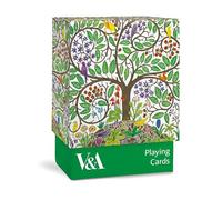 Museums & Galleries Cartas artísticas - V&A Botanical Tree of Life Design - Baraja clásica de 52 cartas con Jokers - El jardín del Edén por C.F.A Voysey