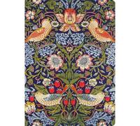Museums & Galleries Cuaderno pequeño con diseño de William Morris "Strawberry Thief", páginas rayadas, ideal como regalo o diario