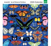 Museums & Galleries Mary Katrantzou Calendario 2026 - Calendario de pared con vista mensual Reino Unido - Planificador de pared 2026 y organizador personal para el hogar y la familia