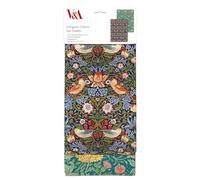 Museums & Galleries Paños de cocina - V&A Design - Algodón orgánico - William Morris diseños artísticos - Juego de 2 - Elegante accesorio para el hogar