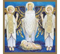 Museums & Galleries Paquete de 5 tarjetas de Navidad - 'Angel Adoration' - 5 tarjetas tradicionales de la gama de obras maestras de Navidad