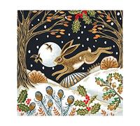 Museums & Galleries Paquete de 8 tarjetas de Navidad, liebre del bosque, ecológicas y reciclables