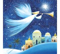 Museums & Galleries Tarjetas de Navidad benéficas (8 unidades), diseño de ángel