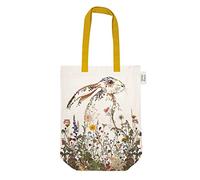 Museums & Galleries Wildflower Hare by Helen Ahpornsiri - Bolsa de algodón orgánico, color crema (COT 217)