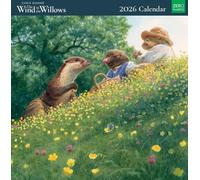 Museums & Galleries Wind in the Willows Calendario 2026 - Calendario de pared con vista mensual Reino Unido - Planificador de pared 2026 y organizador personal para el hogar y la familia