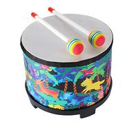Musfunny Bongos para niños tambor de 8 pulgadas: tambor de bebé con 2 mazos