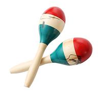 Musfunny Maracas Shakers Instrumentos musicales: Maracas de madera con asa, coctelera de percusión, regalo de cumpleaños, fiesta de KTV, baile, actuaciones en vivo
