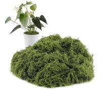 Musgo artificial, 300 g, verde falso realista, manualidades, macetas, jarrones, suculentas, bonsái, decoración del hogar, pared, Navidad, boda, vacaciones, al aire libre, acuario, modelismo