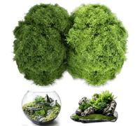 Musgo Artificial, Simulación de Musgo Falso Manualidades, Planta Verde Artificial Musgo Falso Decorar Musgos Decorativo para Pared Boda Pascua Mesa Hogar Oficina Arte Paisaje Jardín Decoración (C)