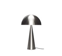 Hübsch Mush Lámpara de mesa alta, níquel cepillado, hierro