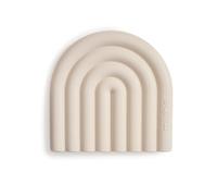 Mushie Anillos de Dentición para Bebés con Diseño de Arcoíris | Juguetes para Bebés de Silicona sin BPA | Material Durable | Shifting Sand