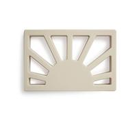 Mushie Anillos de Dentición para Bebés con Diseño de Sol | Juguetes para Bebés de Silicona | Accesorios para Niños | Material Durable | Shifting Sand