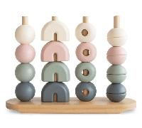 Mushie Apilador de Madera Multiforma Solid Original