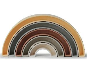 Mushie Arcoiris Apilables Solid Sol