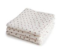 mushie Arrullo Muselina | Pañales de Muselina | Gasas para Bebés | 100% Algodón Orgánico | 58x60cm | 3 Piezas | Seguro y Extrasuave para Niños Pequeños y Bebés | Bloom