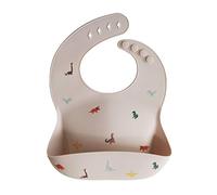 Mushie Babero Silicona Print Dinosaurio