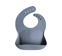 mushie Babero de Silicona para Bebés | Baberos de Alimentación con Bolsillo | Fáciles de Lavar | 4 Tamaños Ajustables | Sin BPA | Accesorio Durable para Niños Pequeños y Niñas | Tradewinds