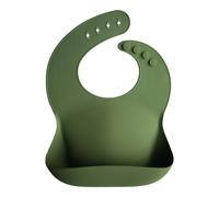 Mushie Babero Silicona Forestal Green