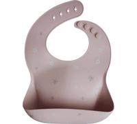 Mushie Babero Silicona Print Daisy 1ud