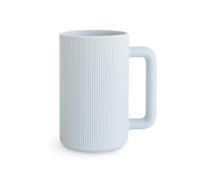 Mushie Baby Bath Enjuisque de enjuague | 100% de silicona de grado alimenticio | Copa de enjuague de champ y carrocera para nios (periwinkle)