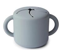 Mushie Baby Snack Cup Stone Grey 1ud