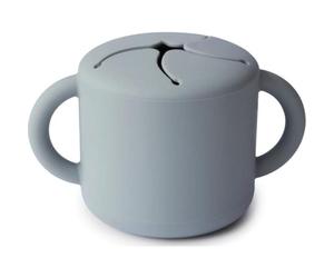Mushie Baby Snack Cup Stone Grey 1ud
