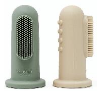 Mushie Cepillos Dientes Dedo Solid Shifng 2 uds