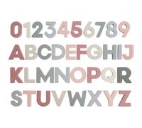 Mushie Foam Letters & Numbers Bath Play Set (original) | 26 piezas para edades de 3 aos+ | Espuma flotante para nios y nios pequeos