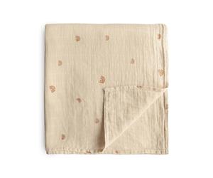 mushie Muslin Baby Swaddling Blanket | Manta Envolvente para Recién Nacidos de 0-3 Meses | Algodón Orgánico | Saco de Dormir Prelavado para Bebés | Hecho en Dinamarca | Rainbow