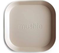 Mushie Pack Plato Cuadrado Ivory 2uds