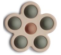 Mushie Pop It Flower Rose-blsh-shftn Sand