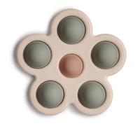 mushie Press Toy, Flores, Juguetes Sensoriales, Concentración y Atención, Seguro para Niños Pequeños, Niños y Niñas (Dried Thyme/Natural/Shifting Sand)