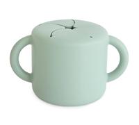 Mushie Taza Snack Silicona Solid Cambridge Azul