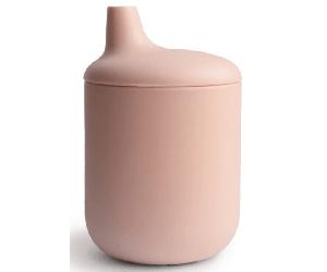 Mushie Taza Didáctica Silicona Solid Blush 175 ml